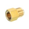 Unique Bargains Fit Air Gas Line Refrigeration Brass SAE 45 Degree Flare Plumbing Connectors - 3 of 4