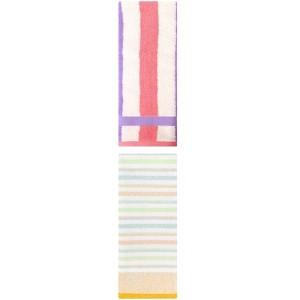 REGALWOVEN Striped Pattern Cotton Bathroom Hand Towels for Home Decor 13" x 29"/13" x 27" 2 Pcs - 1 of 4
