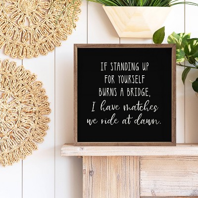Kendrick Home I Have Matches Wall Art Black