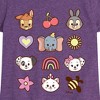Girls' - Disney Classics - Character Group With Icons Fitted Short Sleeve Graphic T-Shirt - 2 of 4