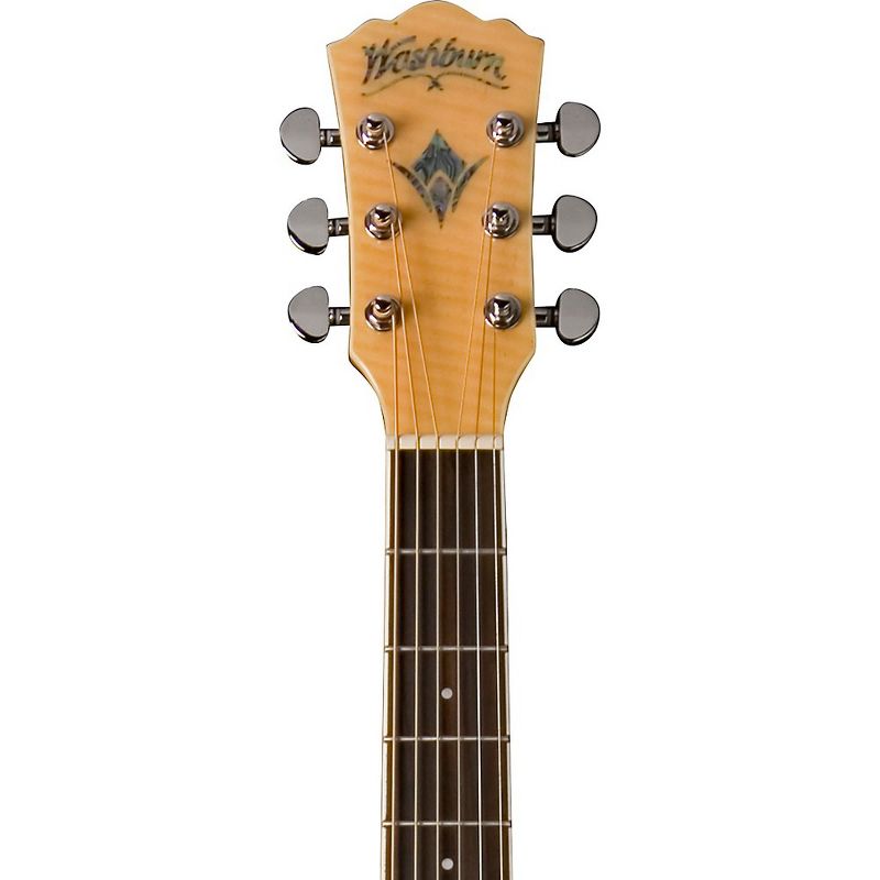 Washburn EA20 Mini Jumbo Acoustic-Electric Guitar, 3 of 4