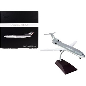 Boeing 727-200 Commercial Aircraft "Guardia Nacional" Gray and White "Gemini 200" 1/200 Die Cast Model Airplane by GeminiJets - 1 of 3