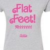 Women's - Barbie - Flat Feet Fitted Graphic T-Shirt - 2 of 3