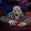 Joyfy Halloween Outdoor Light-Up Zombie Groundbreaker with Creepy Sound,Halloween Decorations for Graveyard Haunted House Lawn Yard,Party Supplies - 2 of 4