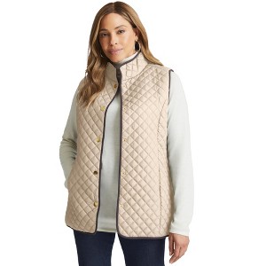 Jessica London Quilted Vest - 1 of 4