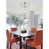 Elegant Lighting Ella 16 inch flush mount in chrome - 2 of 4