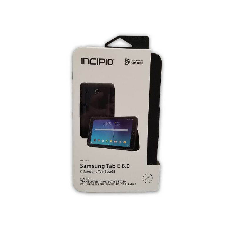 Incipio Clarion Case for Samsung Galaxy Tab E 8" - Black, 1 of 2