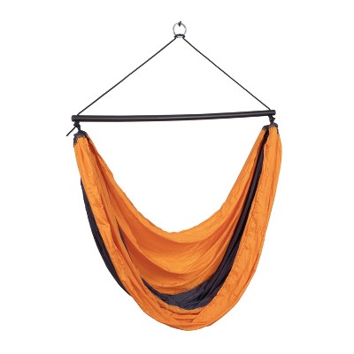 Ceara 3 Bar Hammock Swing Chair - Orange/Blue - Sol Living