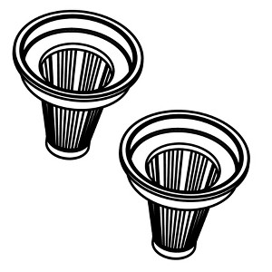 Kenmore 2 Pack of Genuine OEM Replacement Filters - 57004-2PK - 1 of 1