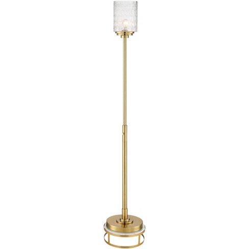 Gold torchiere floor store lamp