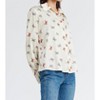 Women's Maeve Bow Print Buttoned Shirt - Jacquie The Label - 2 of 3