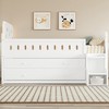 Whisen Wooden Full Size Bed & Bed Frame with Storage Drawers - 3 of 4