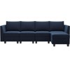 Belffin 5-Piece L-Shaped Sectional – 1500lb Capacity & Pet-Resistant Storage System - 2 of 4
