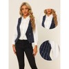 Allegra K Women's Vintage Tweed Double Breasted Sleeveless Plaid Waistcoat Vest - 2 of 4