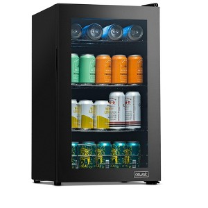 Newair 100 Can Beverage Fridge, Freestanding Mini Fridge, Drinks Cooler Bar Fridge, Perfect for Beer, Snacks or Soda - 1 of 4