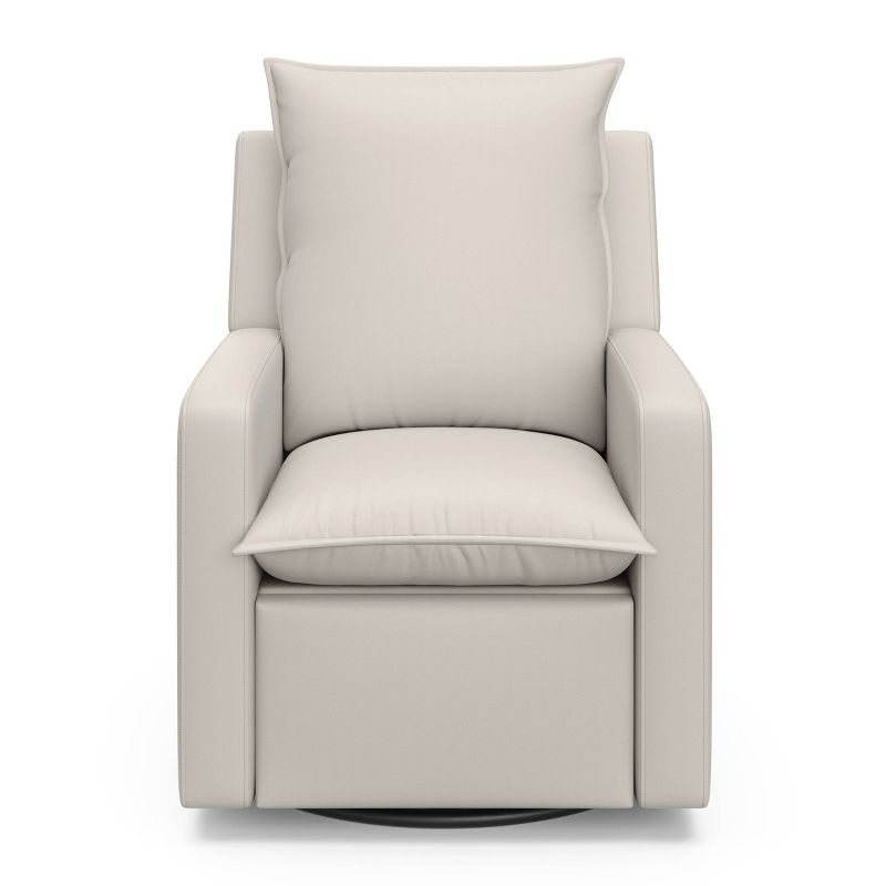 Storkcraft Timeless Side Lever Reclining Glider with USB Charging Port - Ivory, 4 of 17