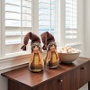 FURNIinspire Decorative Objects 2pcs Table Decorations, Holiday Gifts, Home Office Decor, Cute Doll Furniture For Party, Brown, 5.9"*5.9"*18.9" - 2 of 4