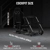 Dardoo Racing Simulator Cockpit with Adjustable Seat & Shifter Mount | Universal Compatibility for Fanatec, Thrustmaster, Logitech G25 G27 G29 G920 - 3 of 4