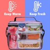 OPUX Large Insulated Lunch Bag Men Women, Leakproof Thermal Reusable Soft Cooler Tote Work School Adult Kid Boy Girl - 2 of 4