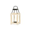 Cheung's Bexley White Toned Wooden Bar Decor Lantern Small - 3 of 4