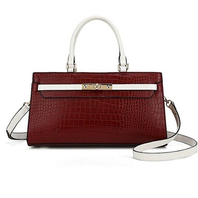 MKF Collection Colby Women’s Satchel in Faux Crocodile Leather Bag by Mia K