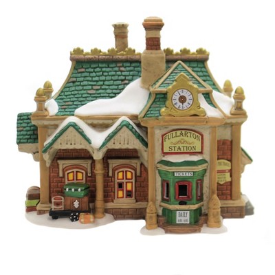 dickens village train set