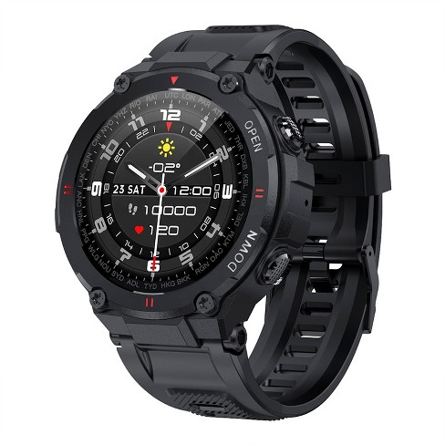 Link Military Tactical Rugged Smartwatch Outdoor Ip67 1.3