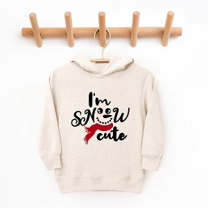 The Juniper Shop I'm Snow Cute Glitter Toddler Graphic Hoodie - 1 of 3