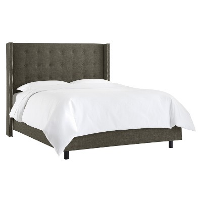 Skyline Furniture Nail Button Tufted Wingback Bed Collection
