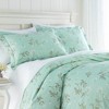 Southshore Fine Living Myosotis Scorpiodes 300 TC 100% Cotton Sateen Duvet Cover Set with Shams - 2 of 4