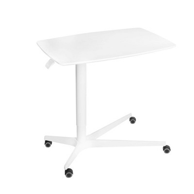 Airlift Overbed Medical Pneumatic Height Adjustable Table White - Seville Classics