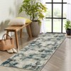 Area Rug Living Room Rug: Washable Modern Abstract Soft Thin Rug Indoor Floor No Slip Stain Resistant Carpet - 2 of 4