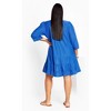 Women's Plus Size Milly Tunic Dress - ocean | CITY CHIC - 2 of 4