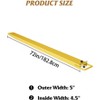 Heavy Duty Steel Pallet Fork Extensions for Forklifts – 4.5 Inch Wide, 72 & 96 Inch Length Options, 4600 lb Capacity, Easy Install – Yellow/Orange - 2 of 4