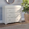 Child Craft Harmony 3 Drawer Dresser with Removable Changing Table Topper, Ample Storage, Anti-Tip Kit Included to Prevent Tipping, Baby Safe Finish - 2 of 4