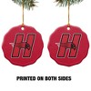 University of Hartford Primary Logo Porcelain Scalloped Holiday Christmas Tree Ornament  2.8" (7.1 cm) - 2 of 4