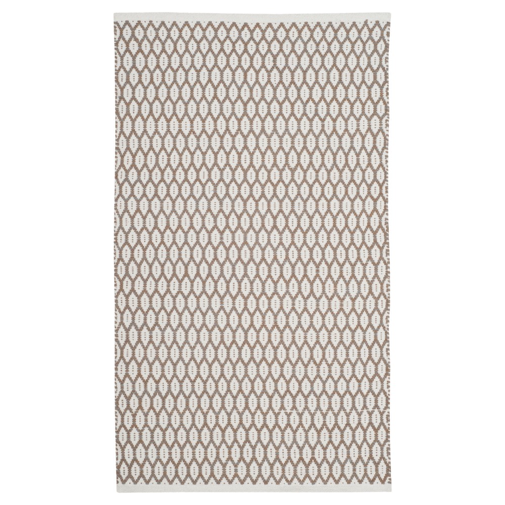 5'x8' Alena Woven Rug Beige/Ivory - Safavieh