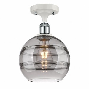 Rochester - 1 Light Semi-Flush Mount In Industrial Style-11.13 Inches Tall and 8 Inches Wide - 1 of 1