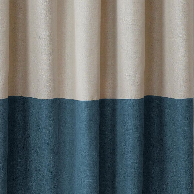 Braiden Color Block Single Blackout Window Curtain Panel - Elrene Home Fashions, 4 of 6