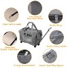 Cesicia Cat Dog Carrier with Wheels Airline Approved Rolling Pet Carrier with Telescopic Handle Shoulder Strap - 2 of 4