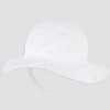 Carter's Just One You® Baby Girls' Solid Sun Hat - White - 3 of 3