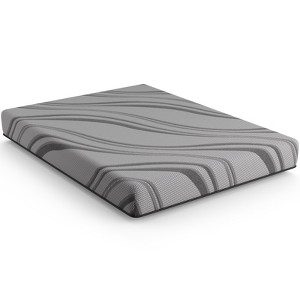 NicBex 8 Inch Gel Memory Foam Mattress for a Cool Sleep,Fiberglass Free,Firm Feel Mattresses,Gray - 1 of 4