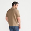 Lands' End Men's Short Sleeve Textured Cable Camp Collar Button Through Shirt - 2 of 4