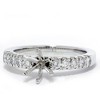 Pompeii3 1/2ct Diamond Engagement Ring White Gold Setting Mount - 2 of 4
