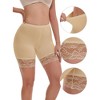 INSPIRE CHIC Women's Tummy Control Wide Lace Trim Panties High Waist Slim Fit Elastic Under Dress - 3 of 4