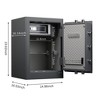UNISOAR Large Home Safe with Fireproof Waterproof Bag - 2 of 4