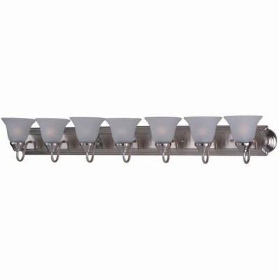Maxim Lighting Essentials - 801x 7 - Light Vanity in  Satin Nickel