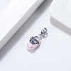 Baby Shoe Charm European Bead CZ Sterling Silver Ginger Lyne Collection - 2 of 4