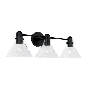 Capital Lighting Greer 3 - Light Vanity in  Matte Black - 1 of 3