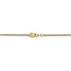 Black Bow Jewelry 1.6mm 14k Yellow Gold Solid Round Cable Chain Necklace - 4 of 4